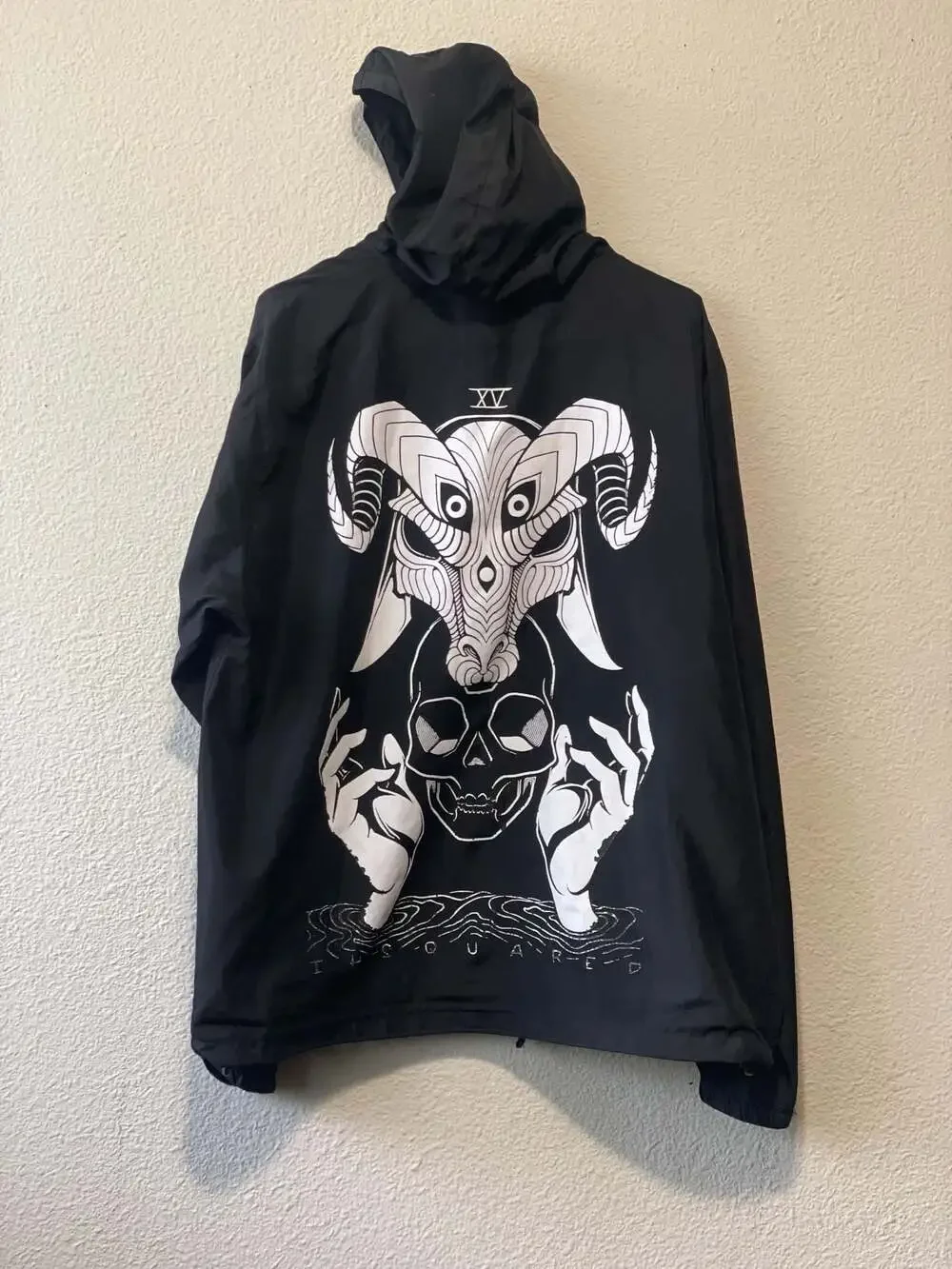 Independent Trading Company The Devil Tarot Windbreaker black jacket